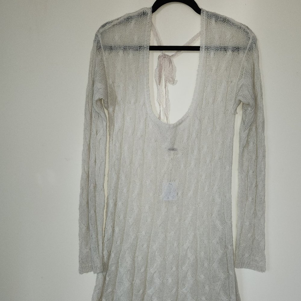 Free People Cream Sweater Dress - NWT - Size XS